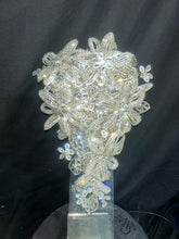 Load image into Gallery viewer, Crystal Bridal Brooch Bouquet: Silver Rhinestone Wedding Bouquet
