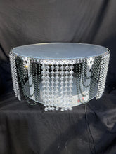 Load image into Gallery viewer, Pearl wedding cake stand, Vintage style ,art deco, Gatsby wedding cake plate. by Crystal wedding uk
