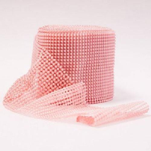 Pink Pearl effect ribbon banding cake ribbon many widths 1M by Crystal wedding uk