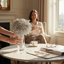 Load image into Gallery viewer, Crystal Wedding Bouquet: Diamanté Rhinestone Bridal bouquet brides flowers Posy Keepsake
