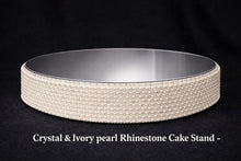 Load image into Gallery viewer, Crystal Rhinestone Cake Stand – Luxury Dessert Display
