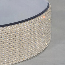 Load image into Gallery viewer, Pearl &amp; Real Crystal Wedding Cake Stand | Custom Size Pearl Cake Stand | Luxury Wedding Dessert Display Stand
