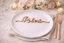 Load image into Gallery viewer, Personalized Name Place Setting - Acrylic Name Tag, Wedding Guest Name Card , Event table Place Card
