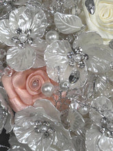 Load image into Gallery viewer, Luxury Ivory Rose Bridal Keepsake Bouquet – Handmade Heirloom Wedding Bouquet:
