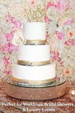 Load image into Gallery viewer, Crystal Rhinestone Cake Stand – Luxury Dessert Display
