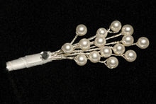 Load image into Gallery viewer, Pearl Bridal Bouquet: Vintage Style Glass Pearl Wedding Posy
