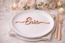 Load image into Gallery viewer, Personalized Name Place Setting - Acrylic Name Tag, Wedding Guest Name Card , Event table Place Card
