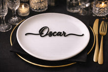 Load image into Gallery viewer, Personalized Name Place Setting - Acrylic Name Tag, Wedding Guest Name Card , Event table Place Card
