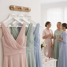 Load image into Gallery viewer, Personalised Hangers/Engraved Hangers Bride &amp; Bridesmaid/Wedding Gift/Personalized Bridal Dress Hanger/Wedding Hanger/ Wedding favors/Hanger
