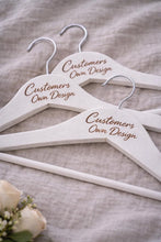 Load image into Gallery viewer, Personalised Hangers/Engraved Hangers Bride &amp; Bridesmaid/Wedding Gift/Personalized Bridal Dress Hanger/Wedding Hanger/ Wedding favors/Hanger
