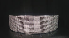 Load and play video in Gallery viewer, Rhinestone Wedding Cake Stand Sparkle Crystal Effect Display for Cake or Desserts
