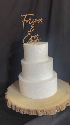 Personalized Rustic Topper, Boho Wedding cake Topper, Personalised wood cake decor, Engagment cake topper