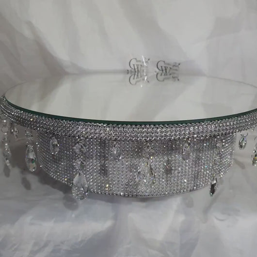 Crystal Rhinestone Wedding Cake Stand with LED Lights