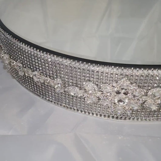 Crystal Rhinestone Wedding Cake Stand Luxury Gold Cake Stand, Elegant Bridal Cake Display, Wedding Decor, Engagement & Reception Centerpiece