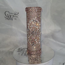 Load and play video in Gallery viewer, Bling Bouquet Holder, rhinestone crystal Diamonte holder, Rhinestone &amp; pearl Wedding Bouquet Holder , Glam Bling Bouquet Holders
