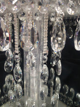 Load image into Gallery viewer, Crystal cake stand, Glass crystal rhinestone droplet cake dividers for wedding cakes
