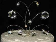 Load image into Gallery viewer, Snowflake  Cake  topper  for a Winter wedding
