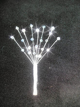 Load image into Gallery viewer, Crystal  wire boutonnière,  Buttonhole for usher, Bestman.
