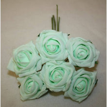 Load image into Gallery viewer, Rose and crystal effect chandelier style wedding  cake topper
