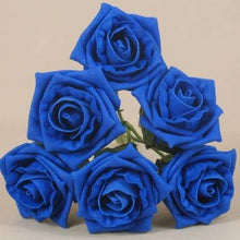 Load image into Gallery viewer, Rose and crystal effect chandelier style wedding  cake topper
