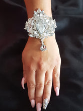 Load image into Gallery viewer, Crystal wrist corsage  -SEVERAL DESIGNS see chart to choose by Crystal wedding uk

