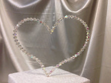 Load image into Gallery viewer, Crystal Heart wedding Cake topper
