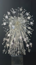 Load image into Gallery viewer, Snowflake brides bouquet, crystal wedding  bouquet, winter wedding. by Crystal wedding uk
