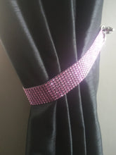 Load image into Gallery viewer, Curtain tie backs, Pair (x2) Of Diamante Effect Crystal, hold Backs for Curtains &amp; Voiles  NO STONES
