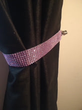 Load image into Gallery viewer, Curtain tie backs, Pair (x2) Of Diamante Effect Crystal, hold Backs for Curtains &amp; Voiles  NO STONES
