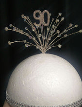 Load image into Gallery viewer, Number/age  Cake  topper  AB Glass crystal beads
