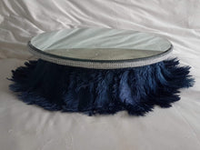 Load image into Gallery viewer, Feather wedding cake stand  - many colours - all sizes by Crystal wedding uk
