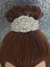 Load image into Gallery viewer, Crystal Vintage Wedding Hair Slide Bride s Bridesmaid  hair slide  Great Gatsby Vintage Glam Art Deco
