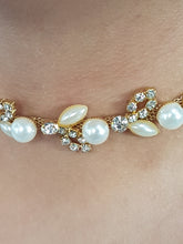 Load image into Gallery viewer, CHOKER NECKLACE,  Rhinestone Crystal silver or gold tone
