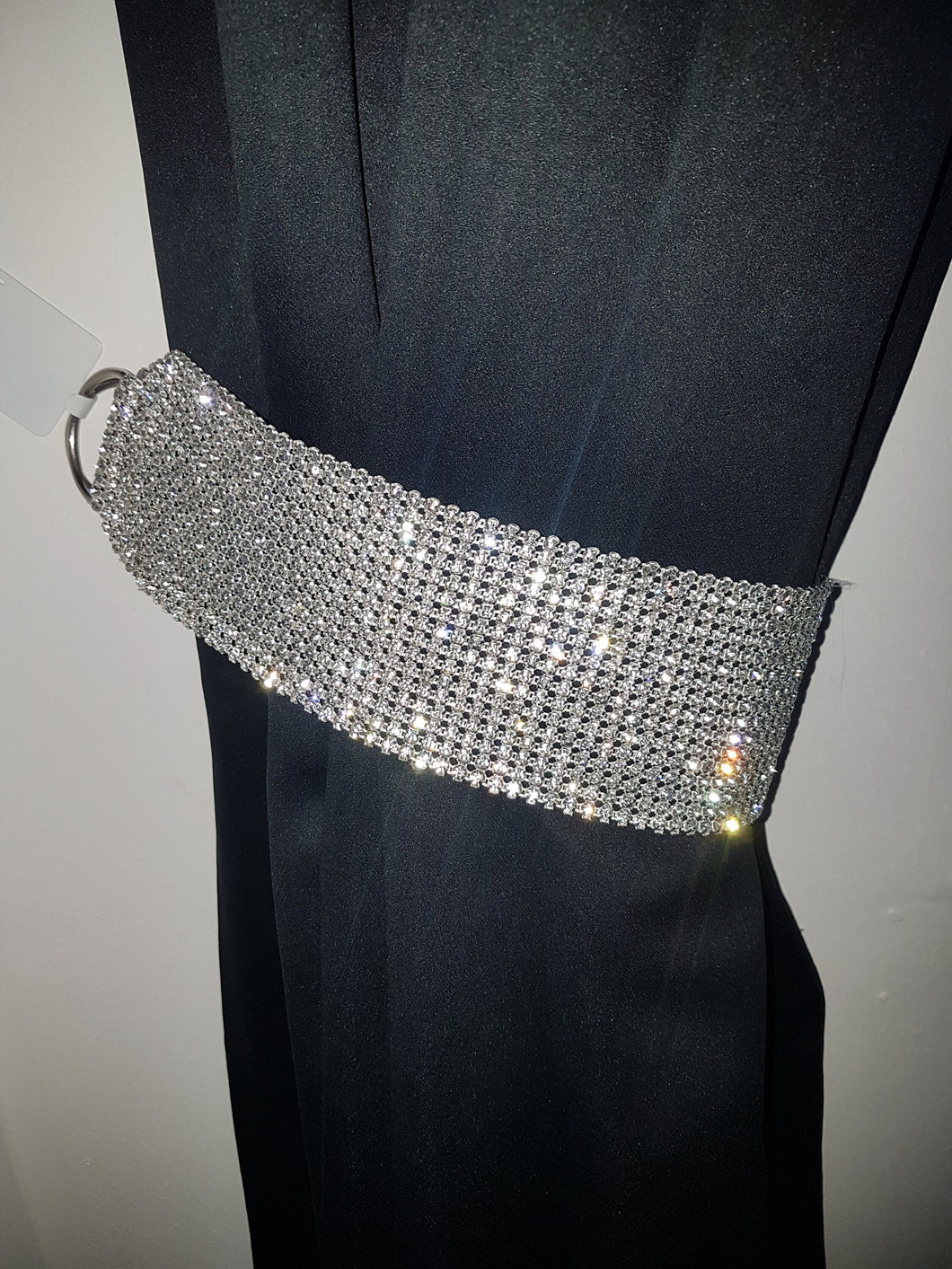 Crystal Curtain tie backs, Pair Of Real Glass Crystal, wide 8cm,  hold Backs for Curtains by Crystal wedding uk