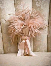 Load image into Gallery viewer, Feather bouquet, Artificial alternative feather bouquet &amp; grooms buttonhole - made especially for you!
