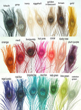 Load image into Gallery viewer, Feather buttonhole Boutonnière , Ostrich, Peacock,    Artificial  alternative  Great Gatsby wedding style -ANY COLOUR by Crystal wedding uk
