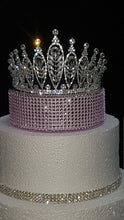 Load image into Gallery viewer, Tiara cake topper ,Princess tiara, cake topper, Quinceanera, princess birthday cake topper by Crystal wedding uk
