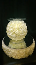 Load image into Gallery viewer, Wedding cake stand display,Pearl rose ball separator and cake stand set of 2
