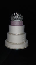 Load image into Gallery viewer, Tiara cake topper ,Princess tiara, cake topper, Quinceanera, princess birthday cake topper by Crystal wedding uk
