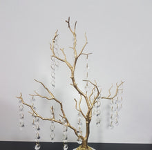 Load image into Gallery viewer, Table centrepiece, Crystal manzanita tree, wedding table decor, white wedding tree.

