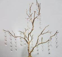 Load image into Gallery viewer, Table centrepiece, Crystal manzanita tree, wedding table decor, white wedding tree.
