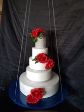 Load image into Gallery viewer, Suspended cake Holder, acrylic cake swing, hanging cake holder
