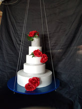 Load image into Gallery viewer, Suspended cake Holder, acrylic cake swing, hanging cake holder
