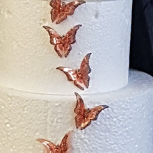 Load image into Gallery viewer, Butterfly cake decorations 3d Metal lace

