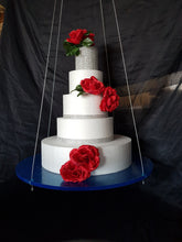 Load image into Gallery viewer, Suspended cake Holder, acrylic cake swing, hanging cake holder
