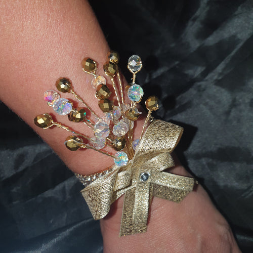 Crystal wrist Corsage