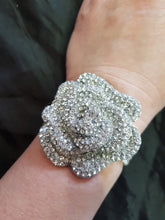 Load image into Gallery viewer, Wrist corsage  4 pieces ,Crystal Rose Wedding Cuff, bridesmaid Bracelet,  Rose gold by Crystal wedding uk
