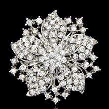 Load image into Gallery viewer, Flapper 1920s Headpiece, Rhinestone crystal flapper headpiece, Flapper headband 1930&#39;s, Great Gatsby wedding accessory.
