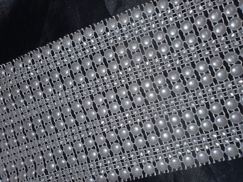 Pearl effect ribbon banding  cake ribbon  many widths  1 meter.
