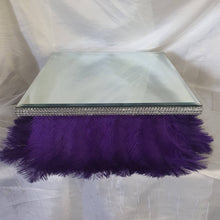 Load image into Gallery viewer, Feather wedding cake stand  - many colours - all sizes
